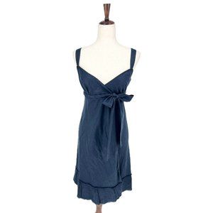 J. Crew Linen V-neck Wrap Dress | 2